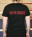 T-paita logolla, musta_taka, 10 €